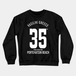 Griechenland Porto Katsiki Beach Holiday Fun Crewneck Sweatshirt